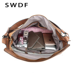 Women Shoulder Bag Large Tote Bags PU Leather Ladies Crossbody Messenger Bag