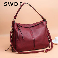 Women Shoulder Bag Large Tote Bags PU Leather Ladies Crossbody Messenger Bag