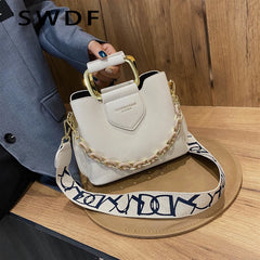 Women's PU Leather Crossbody Bags Short Handle Shoulder Purses Handbag