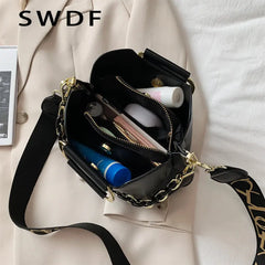 Fashionable Straw Rattan Women's Shoulder Bag Large Capacity Beach Bag