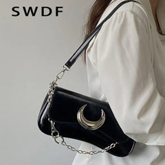 Chian Leather Shoulder Bags for Women Side Bag Crossbody Handbags and Purses