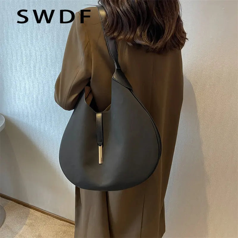 Small Shoulder Crossbody Bag Women Spring Faux Suede Handbag Tote