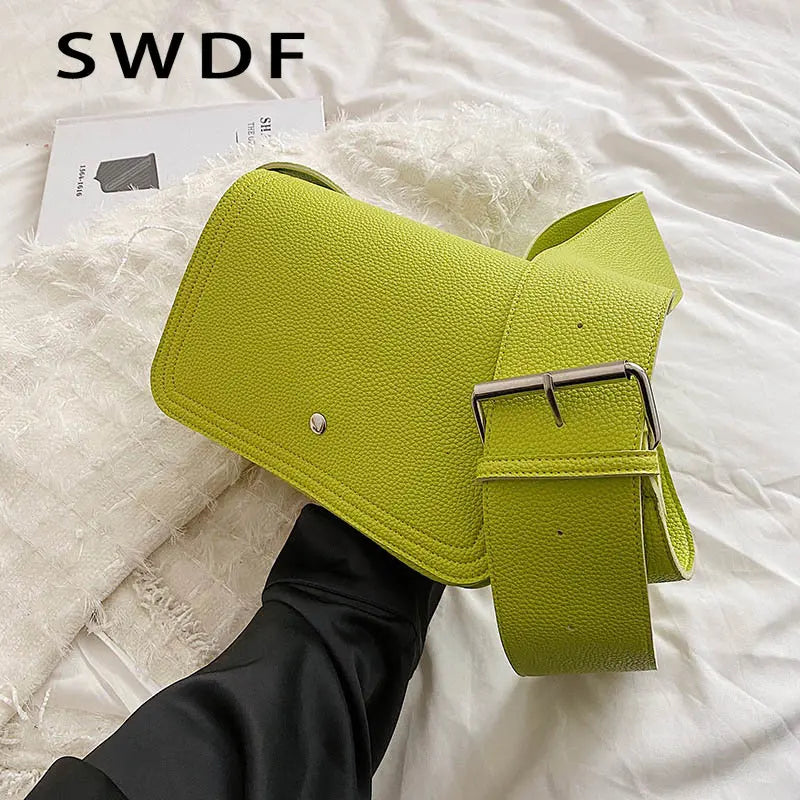 Leather Underarm Shoulder Bag for Women Ladies Crossbody Messenger Sac