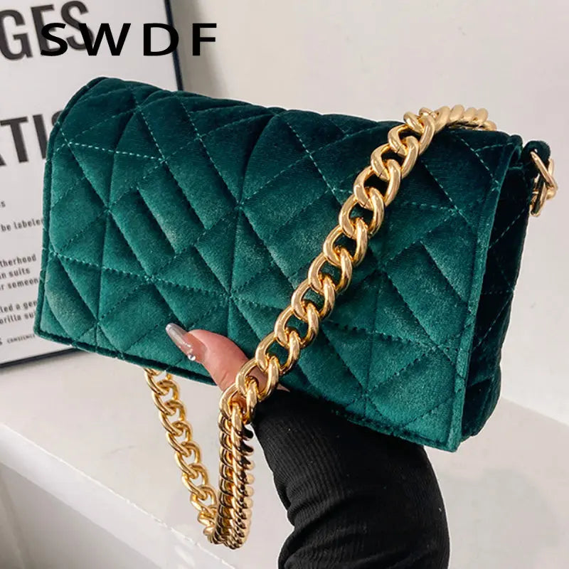 Chain Handbag for Women Shoulder Bag Flap Crossbody Bag