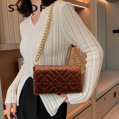 Chain Handbag for Women Shoulder Bag Flap Crossbody Bag