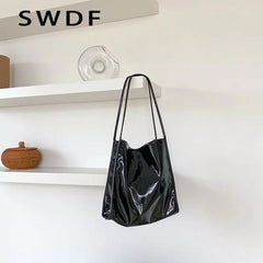 Vintage Women Shoulder Bags Large Capacity Tote Handbags