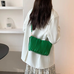 PU Leather Small Bucket Shoulder Bags for Women