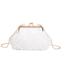 Weave Shell Bags Tote PU Leather Crossbody Bags for Women