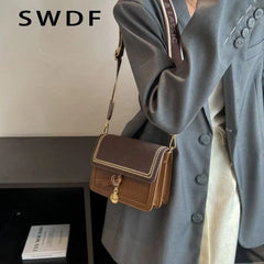 Small Flap Shoulder Bag for Women Casual Crossbody Bag