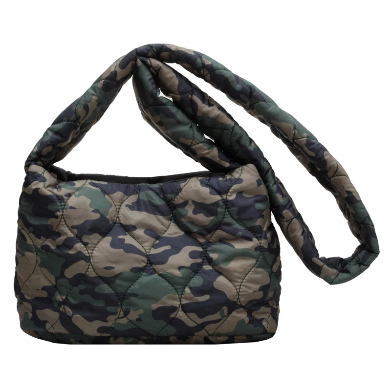 Ultralight Down Crossbody Bags for Women Nylon Shoulder Bags