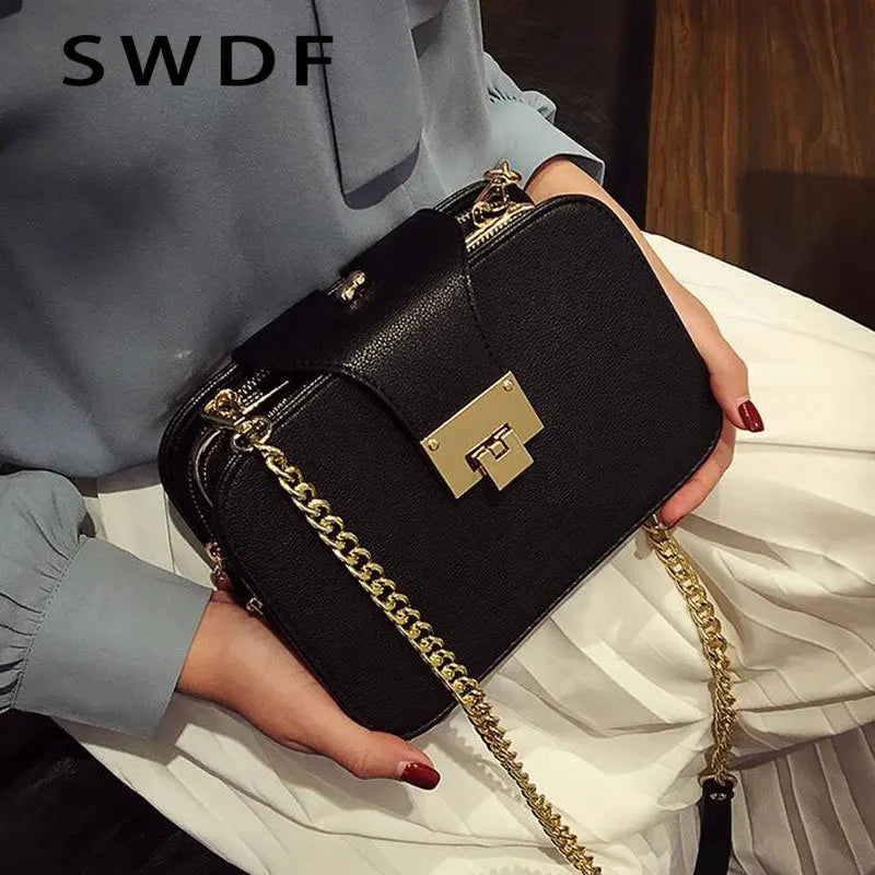 Spring Women Shoulder Bag Chain Strap Flap Handbags