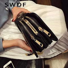 Spring Women Shoulder Bag Chain Strap Flap Handbags