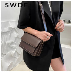 Women's Leather Crossbody Bag for Travel, Handbag