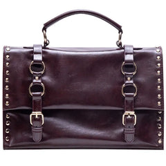 Vintage Messenger Bag Women Autumn Briefcase Daily Use All-matc