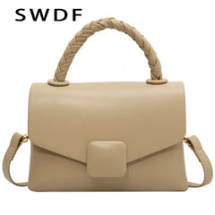 SWDF Women Handbags Rope Handle Ladies Shoulder Crossbody Totes