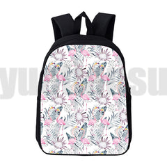 Hawaii Style 3D Backpack 12/16 Inch for School Girls Women Travel
