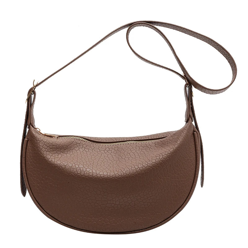 Soft Leather Crossbody Bags Brown Women's Bag