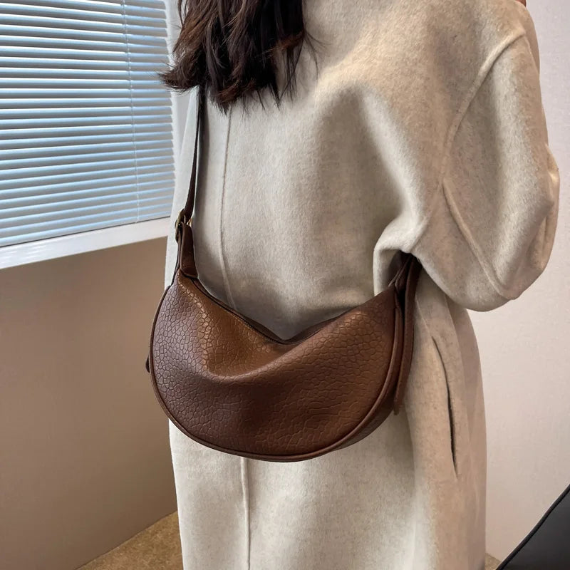 Soft Leather Crossbody Bags Brown Women's Bag