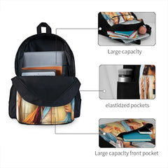 Sacred And Immaculate Hearts Backpacks - Retro Men's & Women's Class Bags