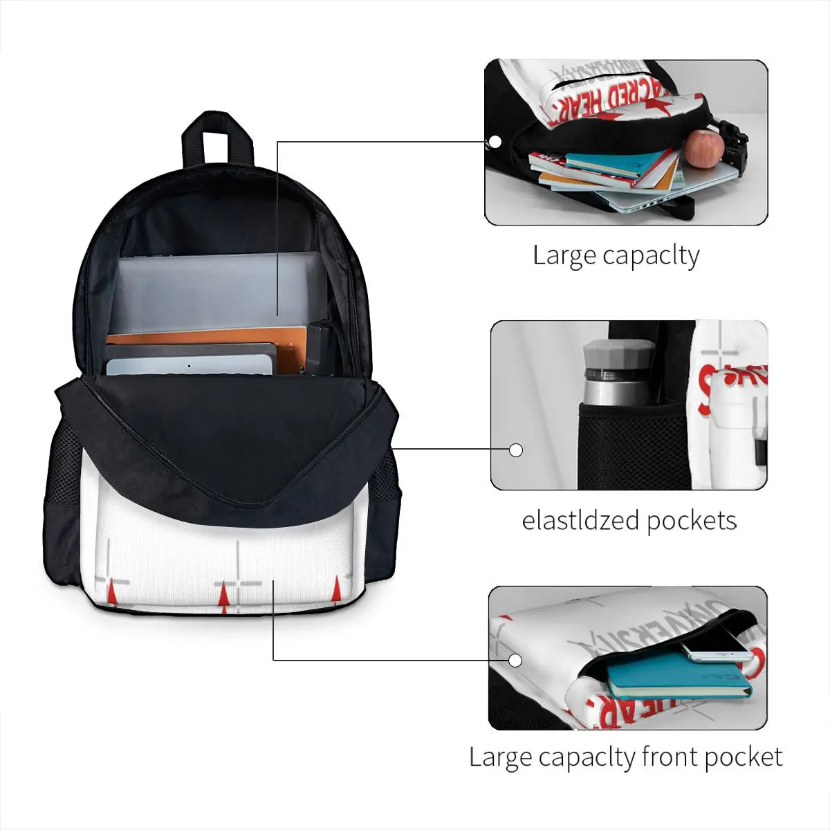 Sacred Heart School Backpacks for Men and Women