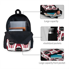 Sacred Heart Lips Backpacks Men Women Girls Back Bag