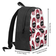 Sacred Heart Lips Backpacks Men Women Girls Back Bag