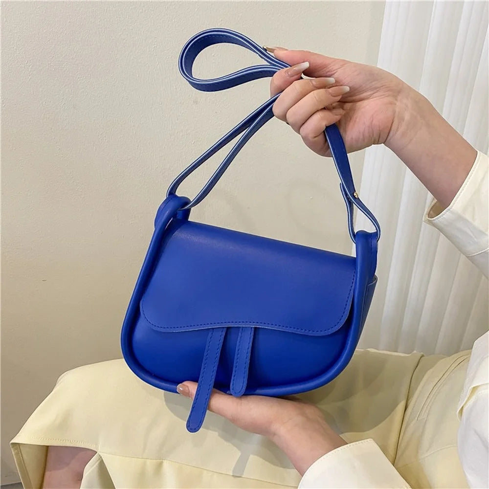 Small PU Leather Shoulder Bag Crossbody Messenger Handbags