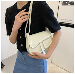 Small PU Leather Shoulder Bag Crossbody Messenger Handbags