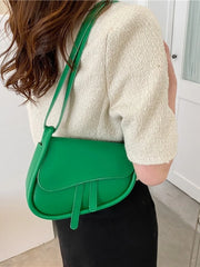 Small PU Leather Shoulder Bag Crossbody Messenger Handbags