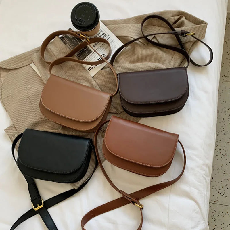 Women's Small PU Leather Crossbody Bag