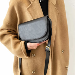 Small PU Leather Crossbody Bags for Women Shoulder Chest Bag