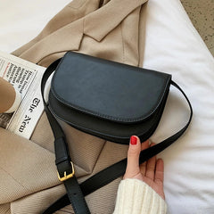 Small PU Leather Crossbody Bags for Women Shoulder Chest Bag