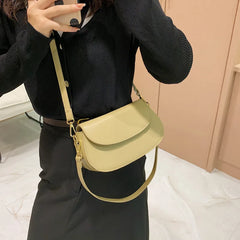 Small Crossbody Shoulder Bag for Women Pu Leather Handbag