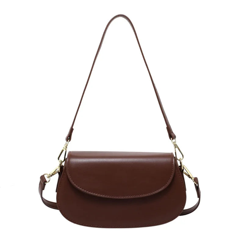 Small Crossbody Shoulder Bag for Women Pu Leather Handbag
