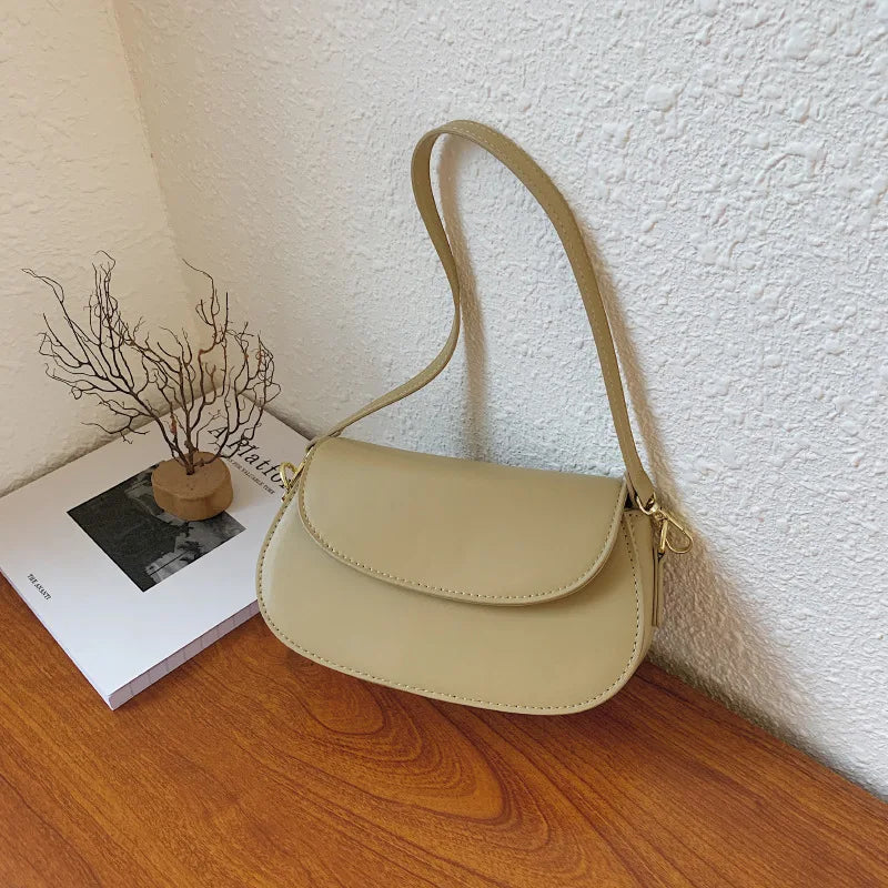 Small Crossbody Shoulder Bag for Women Pu Leather Handbag