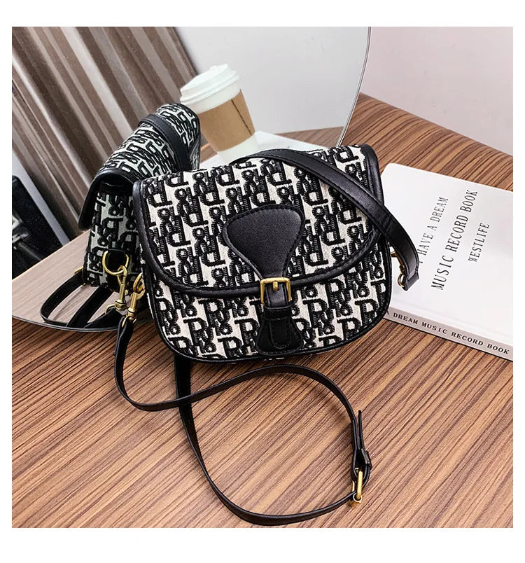 Saddle Bag Small Square Bag Lady Shoulder Bag