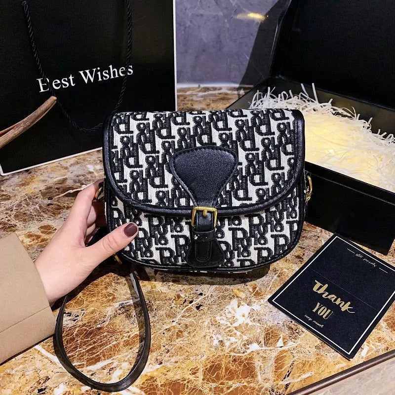 Saddle Bag Small Square Bag Lady Shoulder Bag