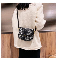 Saddle Bag Small Square Bag Lady Shoulder Bag