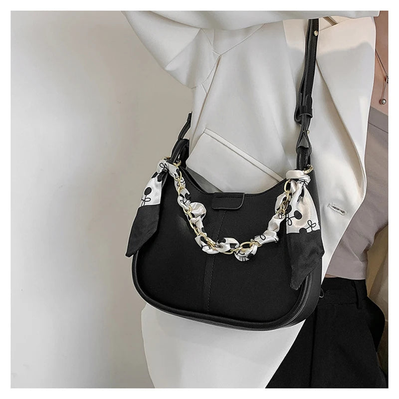 Small PU Leather Cross Bag Women's Shoulder Handbag