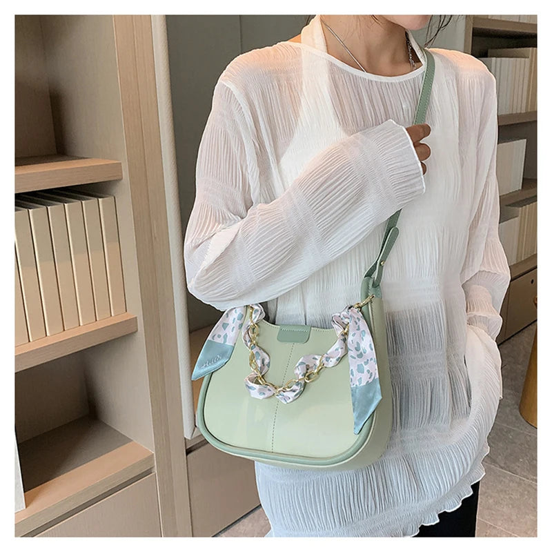 Small PU Leather Cross Bag Women's Shoulder Handbag