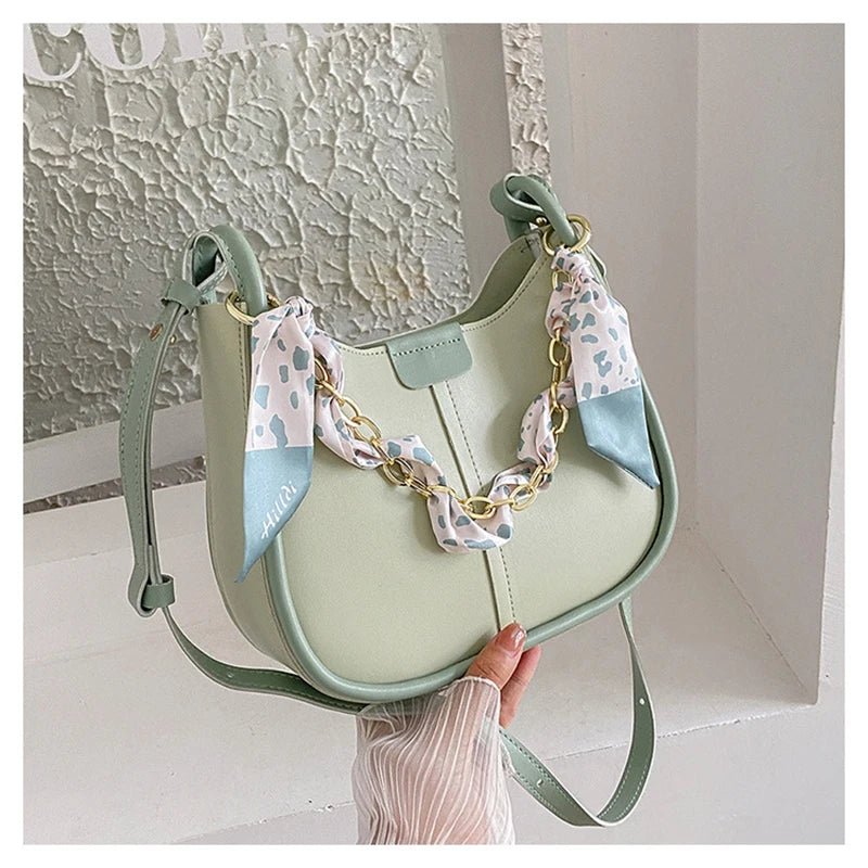 Small PU Leather Cross Bag Women's Shoulder Handbag