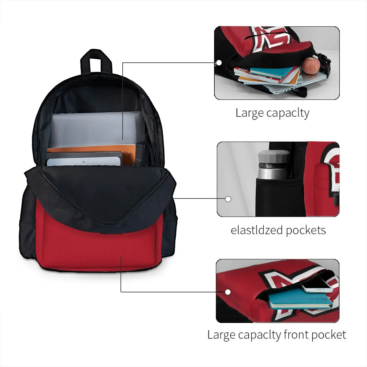 SVSU Backpacks Men's & Women's Zipper Bags for Children