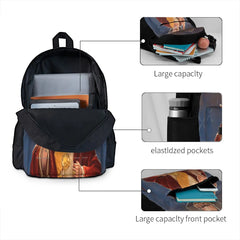 Saint Jeff Of Goldblum Backpacks Men's & Women's School Bag