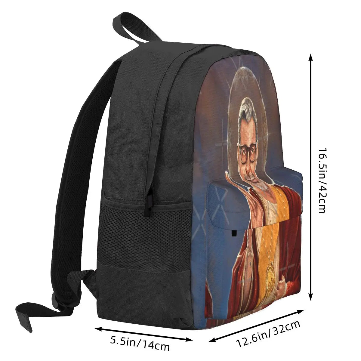 Saint Jeff Of Goldblum Backpacks Men's & Women's School Bag