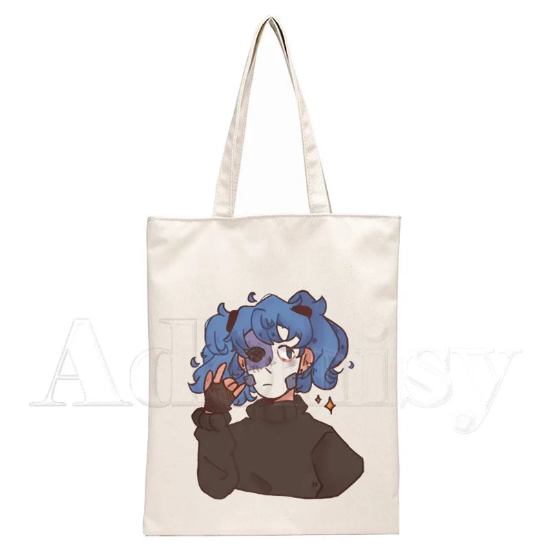 Sally Face Harajuku Canvas Tote Bag