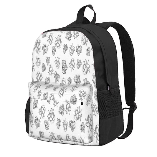 Salmonberry Pattern Backpacks Men's/Women's Eco-Friendly Teens