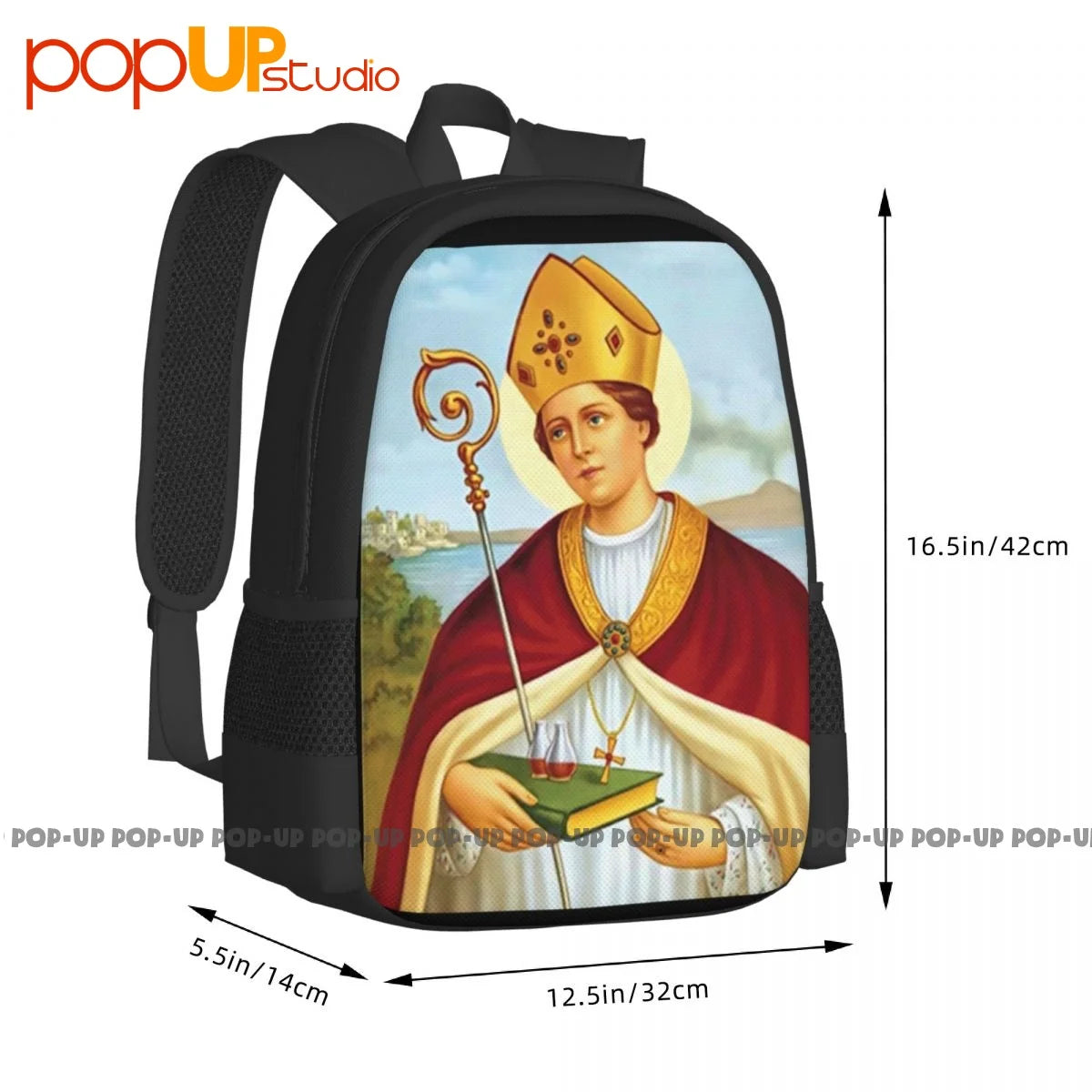 San Gennaro Napoli Miracolo Sangue Januarius Backpack