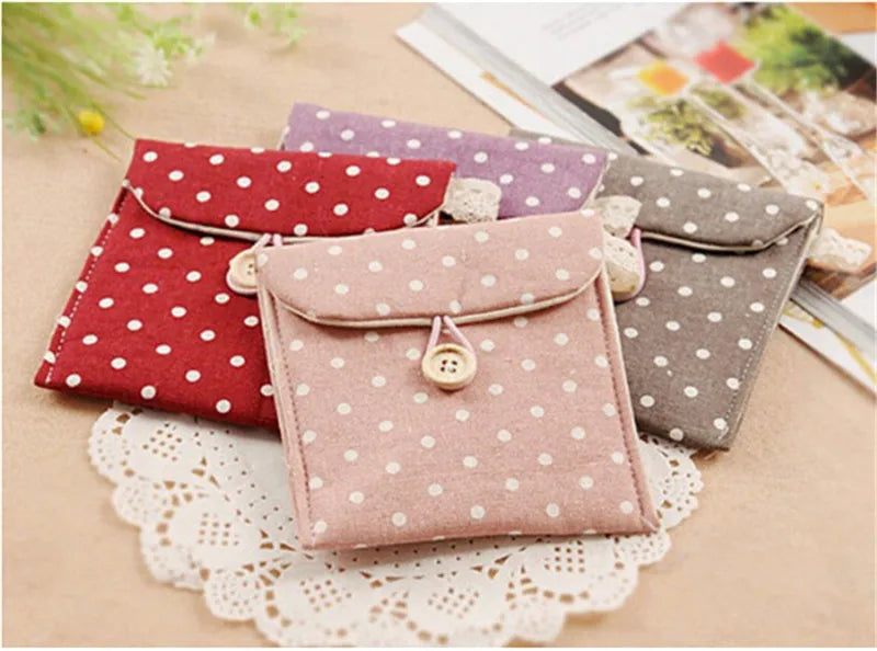 Sanitary Napkin Towel Pads Bag Purse Holder Organizer for Women