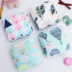Sanitary Pad Pouch Cosmetic Organizer Bag Travel Makeup Napkin Bag