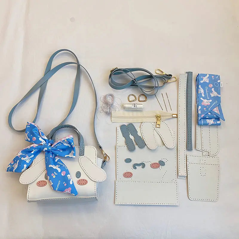 DIY Kuromi Cinnamon Handbag for Y2K Girls